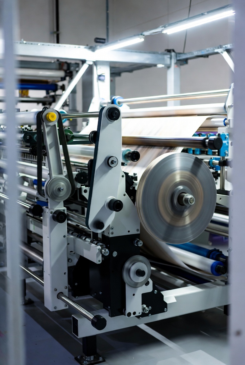 State-of-the-art printing equipment in action